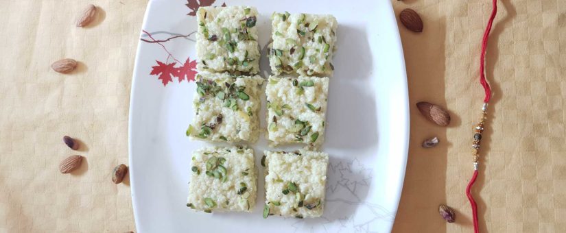 Kalakand | Paneer Burfi | पनीर बर्फ़ी | પનીર બરફી | RAKHI Special